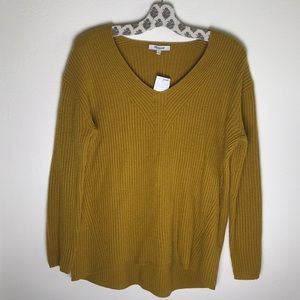 Madewell Wool Mustard Sweater